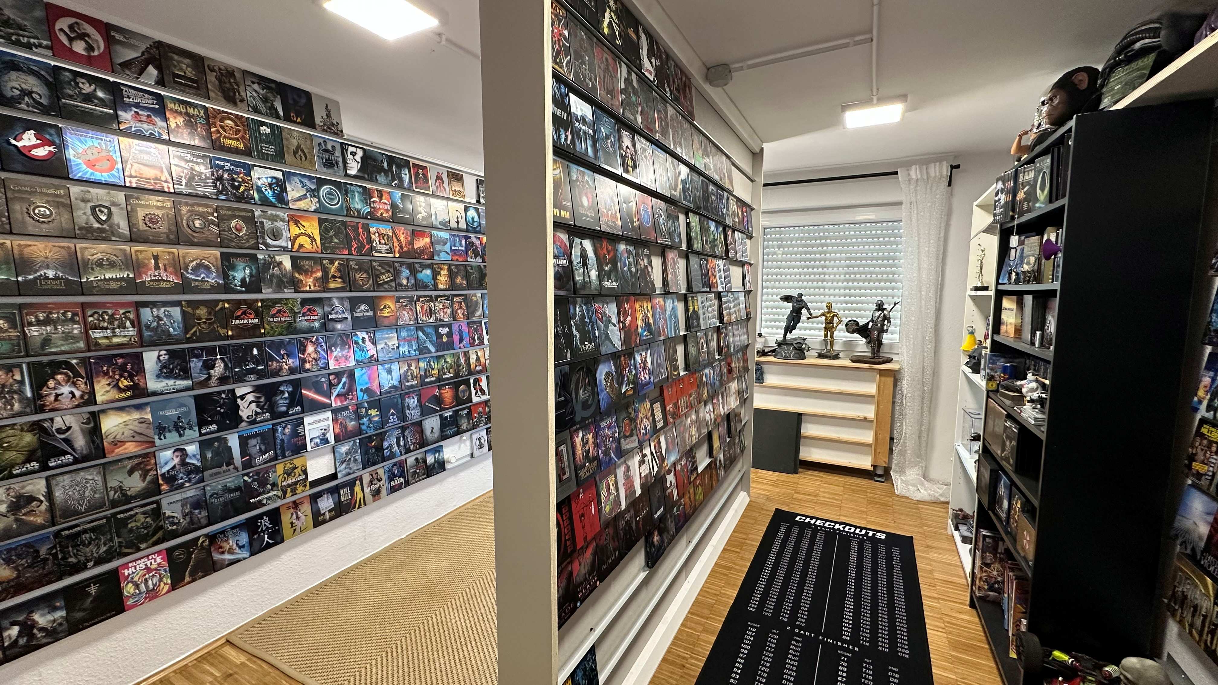 Vorraum mit Bluraysammlung